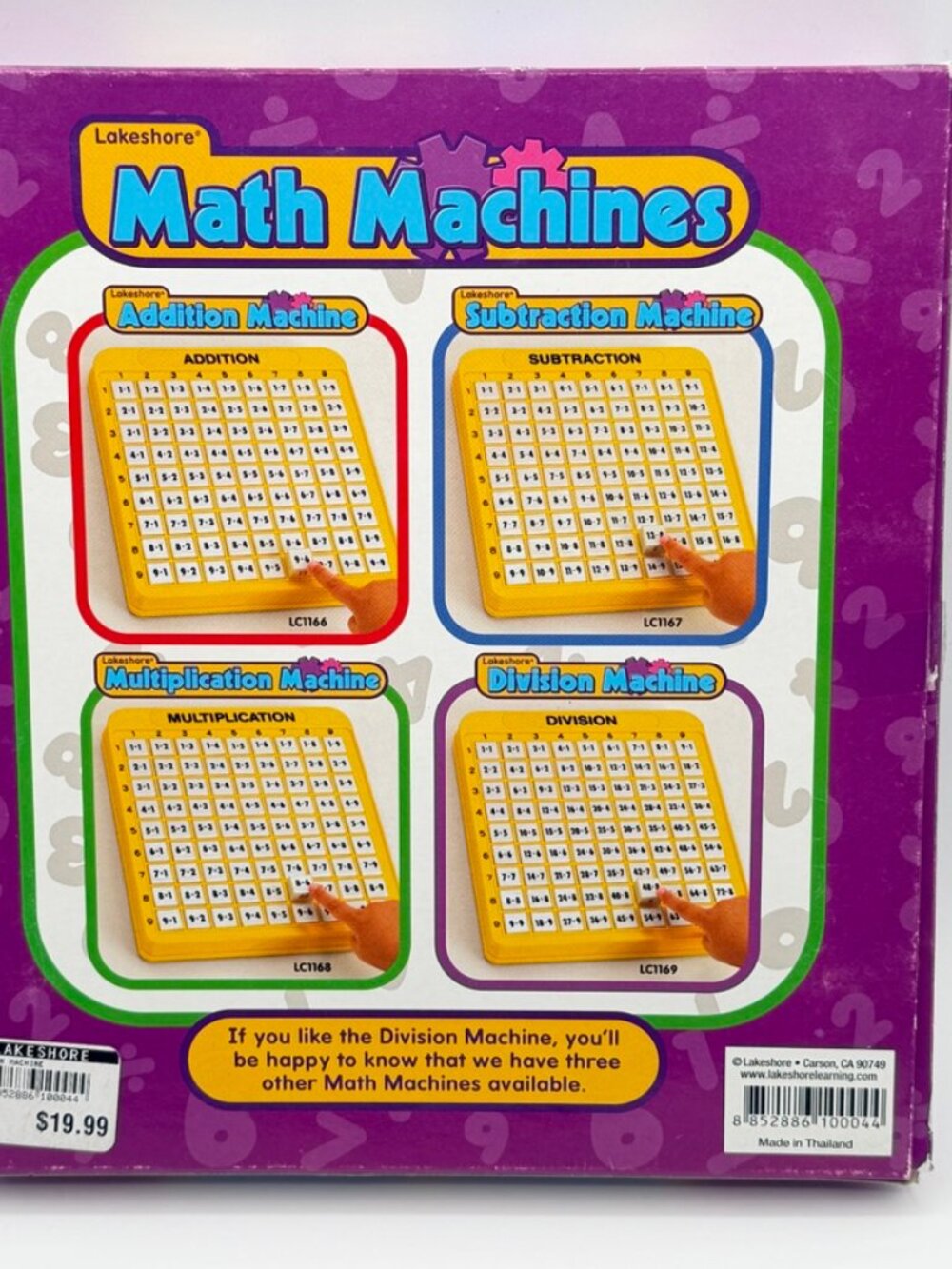 Lakeshore Division Machine Math Learning Toy Self Checking - Picture 2 of 3